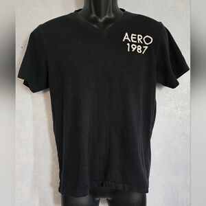 🟡 AEROPOSTALE Mens V-Neck Shirt S